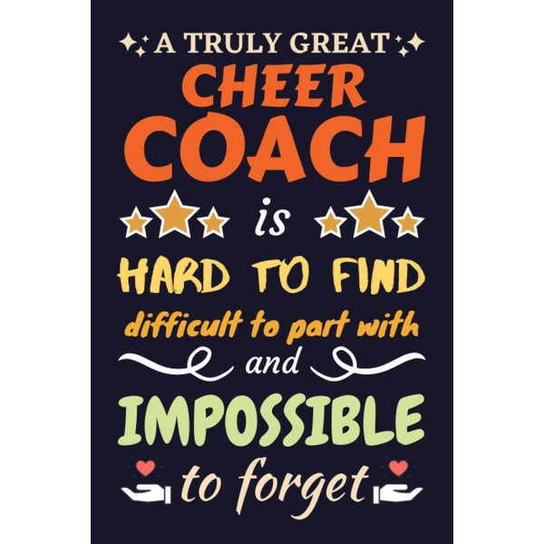 Cheer Coach Gifts: Lined Notebook Journal Diary Paper Blank, an