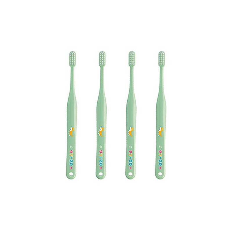 オーラルケア タフト20 歯ブラシ ミディアム 25本入 M グリーン