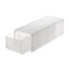 Mujin Ryohin Polypropylene Small Item Storage Case Half Medium 83831820
