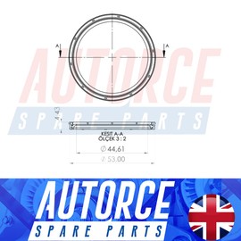 Intercooler Turbo Seal Gasket For VAUXHALL Vivaro For FIAT Talento 8201089106, GM 95522467 6000618817 - AUTORCE