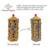 Project Genius Chinese Pagoda 3D Wood Puzzle, Mechanical Maze Brainteaser,