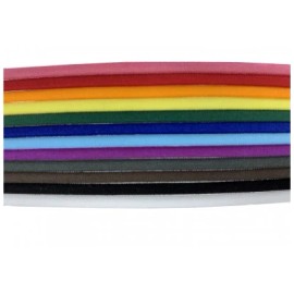 Galaxy 1/6" Banded Elastic Available in  Multiple Colors Sold in 5 Yard Cuts - Blue