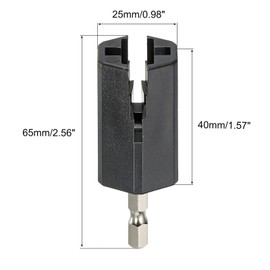 PATIKIL Assemble Electric Drill Hex Guitar String Winder Head Tool Parts Accessories for Electric Acoustic Guitar Bass