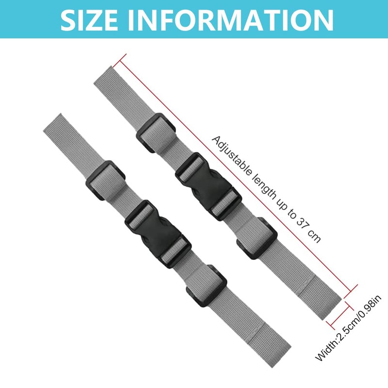 Adjustable Chest Strap for Backpack and School Bag, 2 Pieces