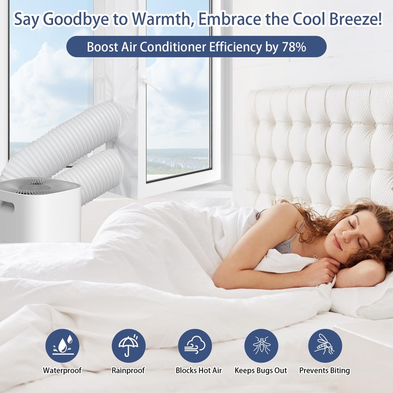Cozary Window Seal for Mobile Air Conditioners - 3 m