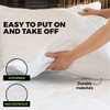 [4PCE] Home Master PVC Pillow Protector, Waterproof and Hypoallergenic Pillow