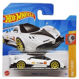 Hot Wheels - Pagani Zonda R - HW Turbo 1/5 - HKJ36 - Short Card - Pirelli - White - Mattel 2023