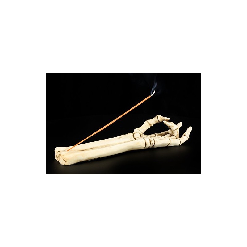 Figuren-Shop.de Skeletthand Incense Holder Devil Horn