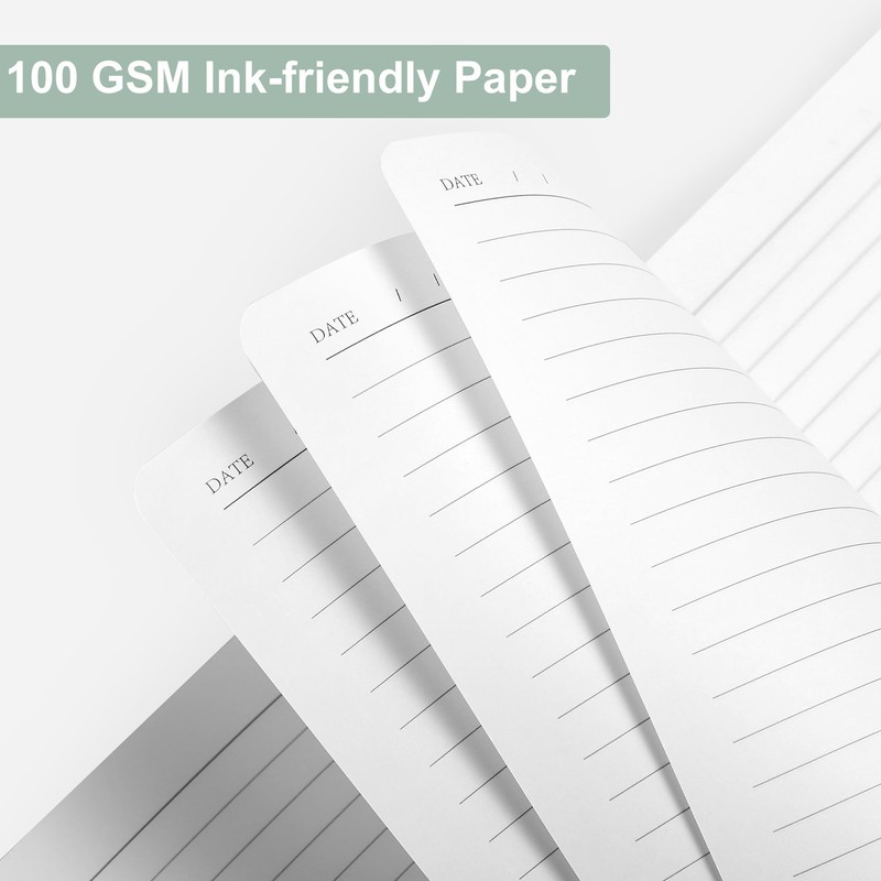 CAGIE Lined Journal Notebook for Women Men 320 Pages 100