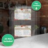 50 Pockets Full Size 4x6 for 8.5x11 (Pack of 25)