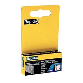 Rapid High Performance No.8 Galvanised Steel Brad Nails, Wire Length: 15 mm, 11900820 - 1000 Pieces