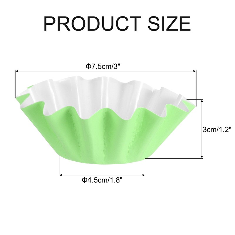 sourcing map 50 Pcs Cupcake Liners, Muffins Paper Baking Cups