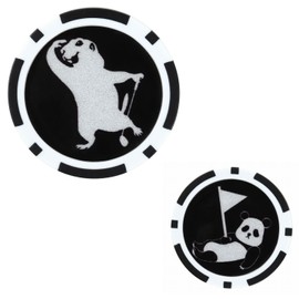 Funny Golf Marker 2 Sided Design 40mm Funny Casino Chip Green Marker Hat Clip Compatible Q0025 (Type2)