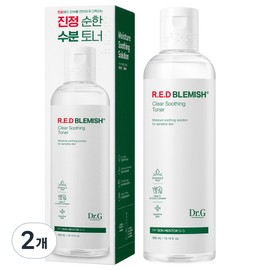 Dr. G Red Blemish Clear Soothing Toner, 300ml, 2 pcs / 닥터지 레드 블레미쉬 클리어 수딩 토너, 300ml, 2개