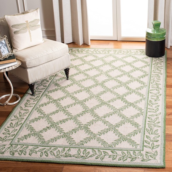 SAFAVIEH Chelsea Collection Accent Rug - 3'9" x 5'9", Ivory