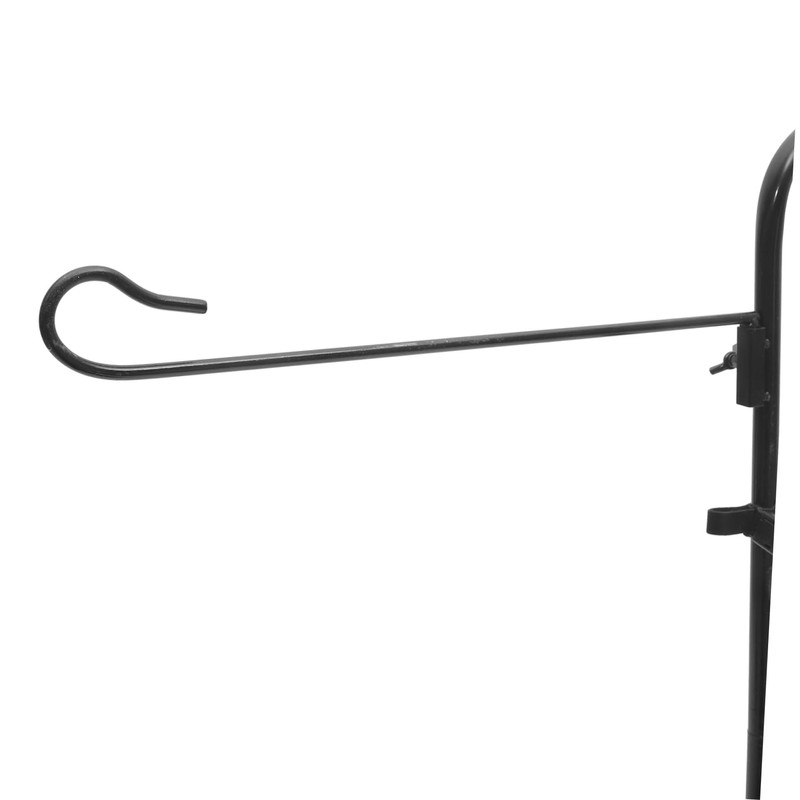 CAXUSD 1 Set Shepherd Hook Flagpole Lawn Exterior Outdoor Shepherds