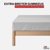 DarBene Premium Fitted Sheet 90 x 200 cm, Set of