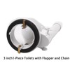 One Piece 3-Inch Toilet Flush Valve Repair Kit for Toilets