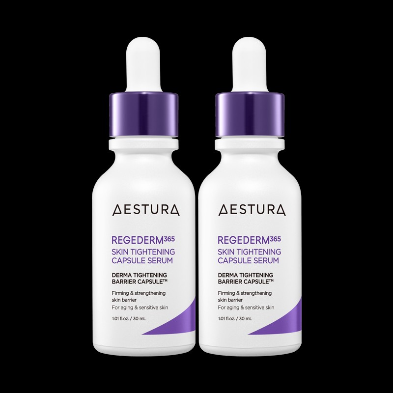 Astra [에스트라][더블] 리제덤365 모공탄력 캡슐세럼 30ml*2개 [Astra][Double] Regederm 365 Pore