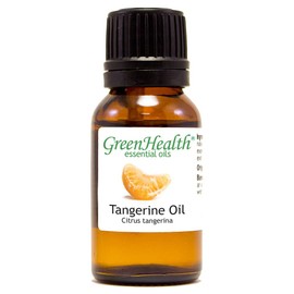 Tangerine – 1/2 fl oz (15 ml) Glass Bottle – 100% Pure Essential Oil – GreenHealth