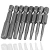 HaoTrade 8-Piece Magnetic Screwdriver Kit, Hex Screwdriver Bits Set, 1/4