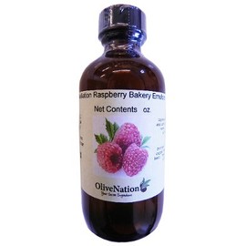 OliveNation Raspberry Baking Emulsion, Water Soluble Flavoring, Kosher, Gluten Free, Vegan - 16 ounces
