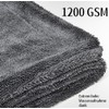 CUEMOON Ultra Absorbent Drying Cloth, 1200 GSM Grey, 50 x