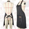 ViEinkaufen 2 Pack Kitchen Aprons with Pockets for Men Women,