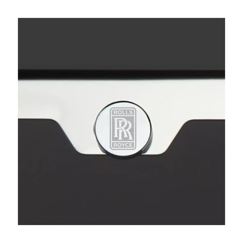 KA Mirror Chrome Rolls Royce Logo Laser Etched Stainless Steel