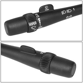 OE Style Multi-Function Combination Switch Assembly - Turn Signal | Hazard Light | Wiper Washer | Headlight Dimmer - Compatible with Chevy Blazer S10 Oldsmobile Bravada 98-05, Driver Left Side, Black