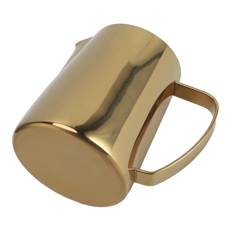 Milk Frothing Pitcher 304 Stainless Steel Coffee Steaming Pitcher Multipurpose