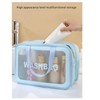 Travel Toiletry Bag, Thickened Portable Waterproof Drainage, PVC Toiletry and