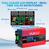 VUICCI 30A Boost MPPT Solar Charge Controller 1200W,48V/60V/72V Step-Up,Max 15A