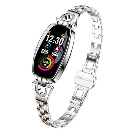 Reloj Inteligente para Mujer, IP68 Resistente al Agua, con presión Arterial, frecuencia cardíaca, oxígeno en Sangre, Monitor de sueño, notificación...