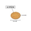 Cork Coasters – 9.5 cm Diameter 1 cm Thick/6 Pcs/Set