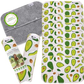 Reusable Cotton Kitchen Rolls, Pack of 10, Washable Kitchen Rolls, Washable, Made in the EU, Mehrveg Reusable Fabric Kitchen Paper, Sustainable Kitchen Towels, Reusable Kitchen Towels