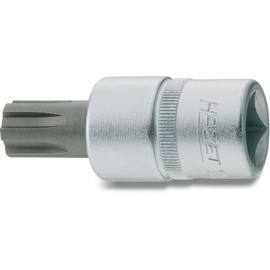 Hazet Size 10 12.5mm/ 1/2-inch Spline Socket Ribe-CV Screwdriver Socket
