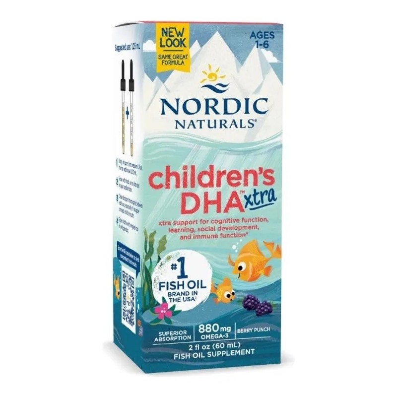 Aceite De Pescado Con Dha Xtra Para Niños + Omega