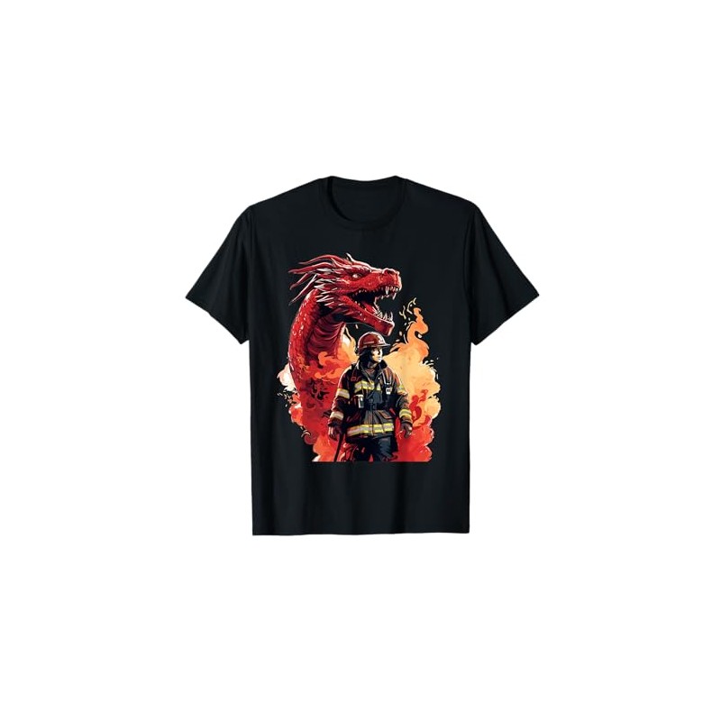 Firefighter Dragon - Firefighter & Fireman T-Shirt