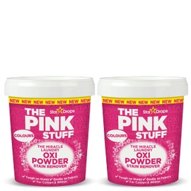 Stardrops The Pink Stuff Miracle Laundry Oxi Powder Stain Remover – Color-Safe Formula, Tough on Stains, Gentle on Fabrics (2-Pack)
