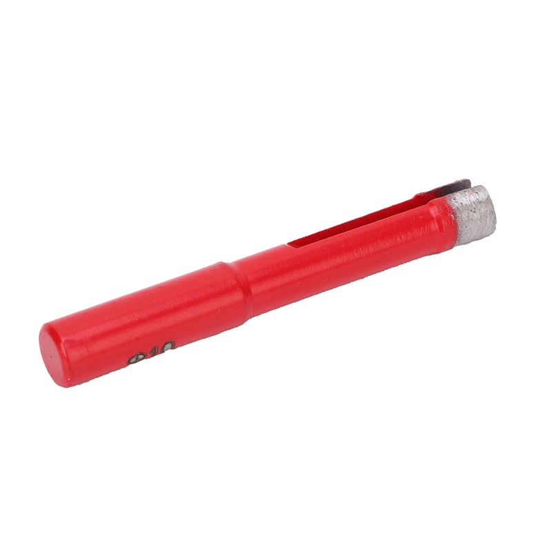 5Pcs Saw Bit Set FlatTooth Diamond Particles Red Coated Drill