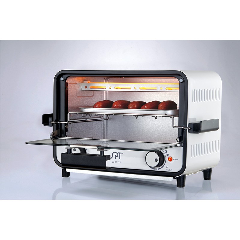 SPT SO-0972W Toaster Oven, Glossy White