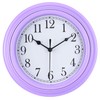 Topkey Silent Wall Clock Kitchen 9 Inch Retro Non-ticking Decorative