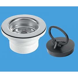 MCALPINE KITCHEN SINK WASTE & PLUG SET