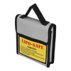 Lipo Battery Safety Bag Grey Fireproof Explosion Proof Battery Guard