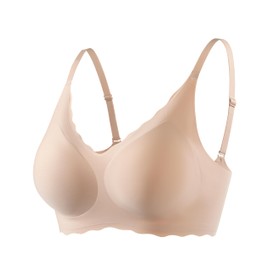 Women's Minimizer Bras Full Coverage with No Underwire, Push Up, Supportive Sports Small-Chested, Full Figure Women, Comfortable & Padded, Pullover T-Shirt Bras Wireless Support and Lift Skin