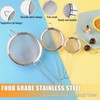 Kitchen Sieve Set of 3 Fine Mesh Sieves 8/12/16 cm