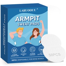 Armpit Sweat Pads for Women & Men, Disposable Underarm Pads 50PCS