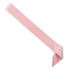 Party to Be Plain Sash Blank Rose Gold Satin Sash DIY Sash 3.15" Wide x 35" Long from Shoulder to Hip