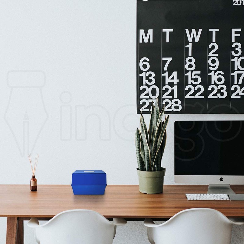 indigo® Office Index Record Card Box Filing Box With Coloured